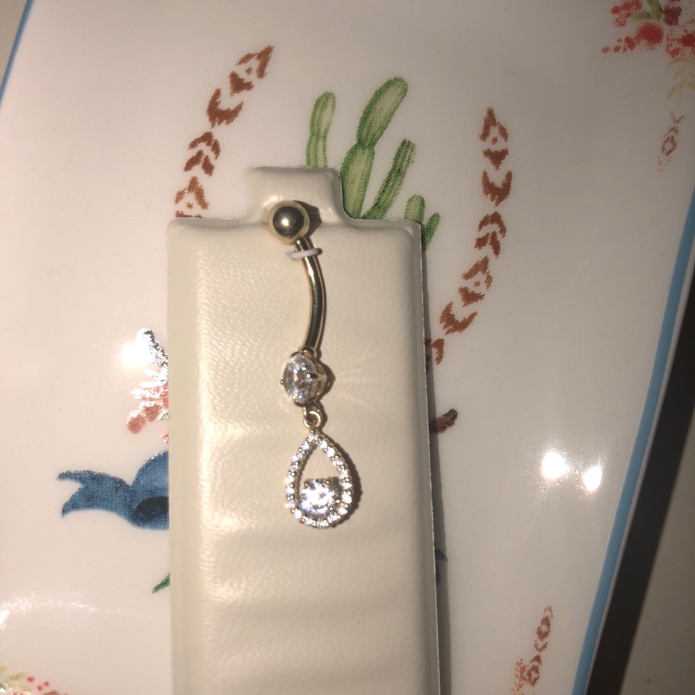 Brand New 10k Gold Belly Ring